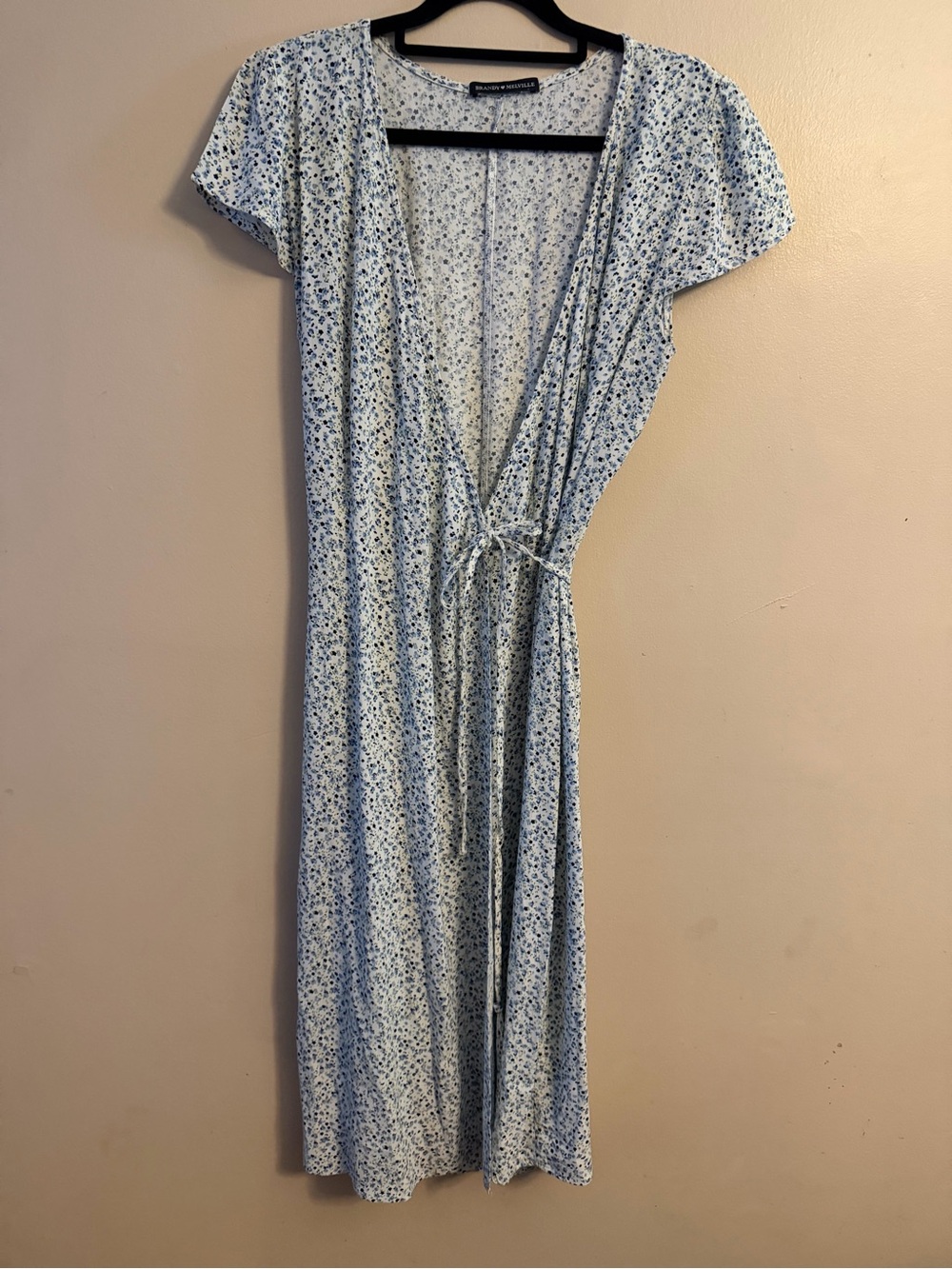 Brandy Melville blue wrap dress